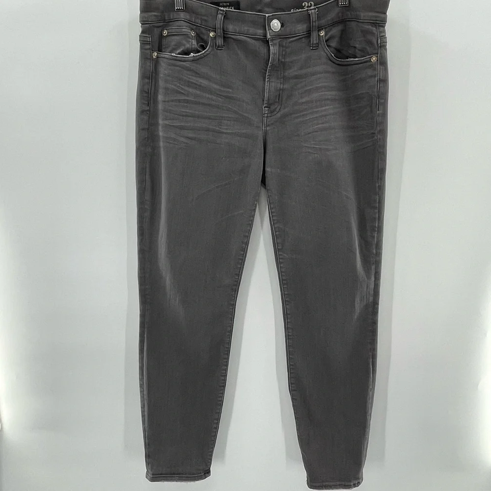 J. Crew Gray Toothpick Jeans Size 32